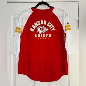 Nike Kansas City Chiefs Shirt Size Women’s Large
